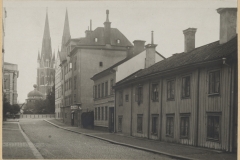 vy gropgränd ca 1900 tapetserare UUB Osti